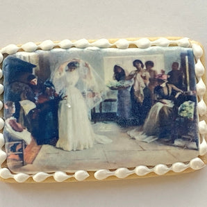 Biscuits de mariage d'inspiration vintage