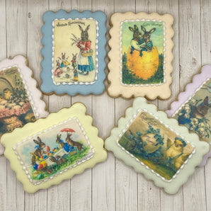 Biscuits de Pâques d'inspiration vintage
