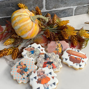 Vintage Halloween mini cookies