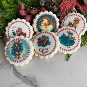 Retro Inspired Christmas Cookies